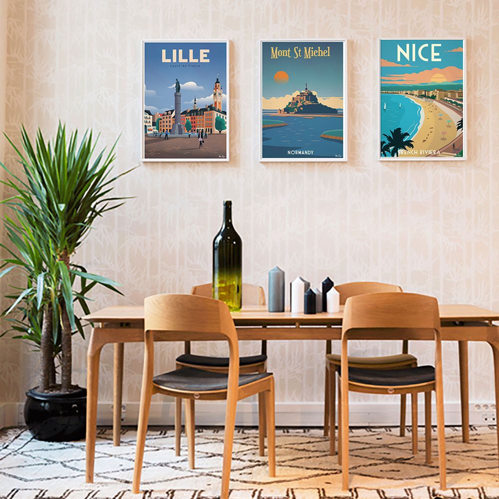 Poster - Art Print - Cities of France with Alex Asfour - SERGEANT PAPER