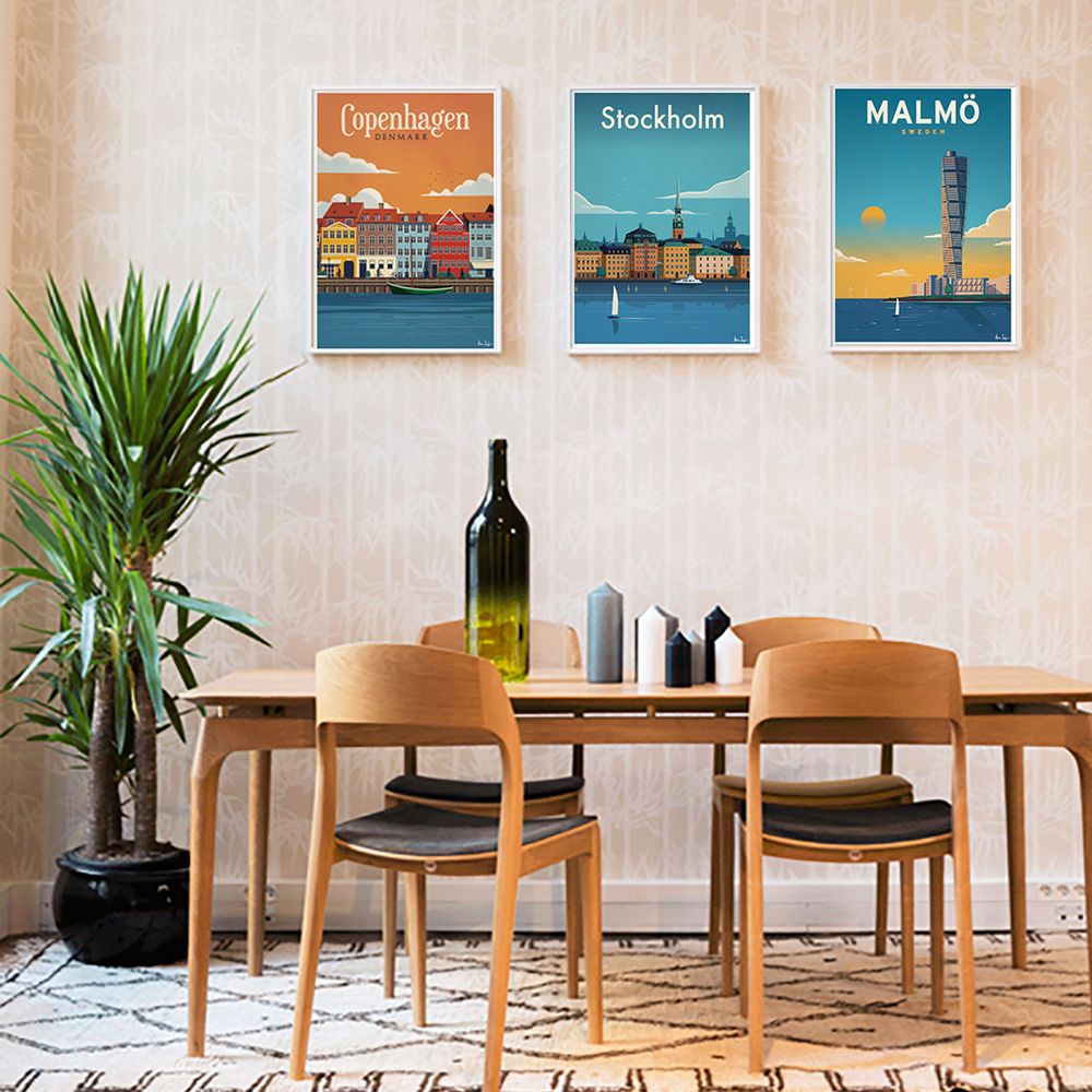 Other wall decoration - Art Print - Cities of Europe with Alex Asfour - SERGEANT PAPER