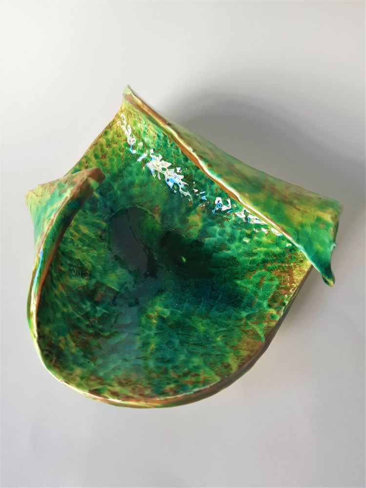 Ceramic - Decorative ceramic leaves - MARSIA STUDIO CERAMICHE DI MARIELLA SIANO
