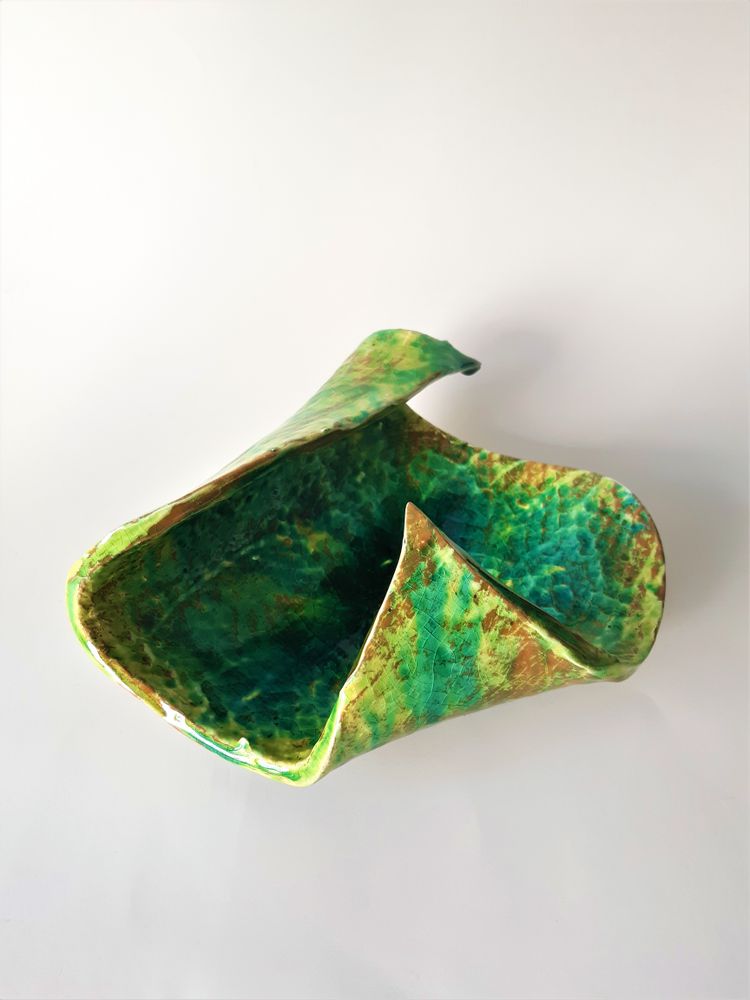 Ceramic - Decorative ceramic leaves - MARSIA STUDIO CERAMICHE DI MARIELLA SIANO