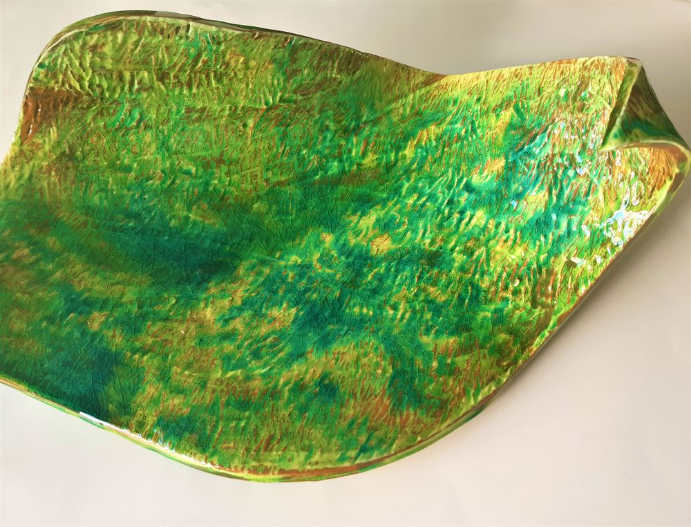 Ceramic - Decorative ceramic leaves - MARSIA STUDIO CERAMICHE DI MARIELLA SIANO