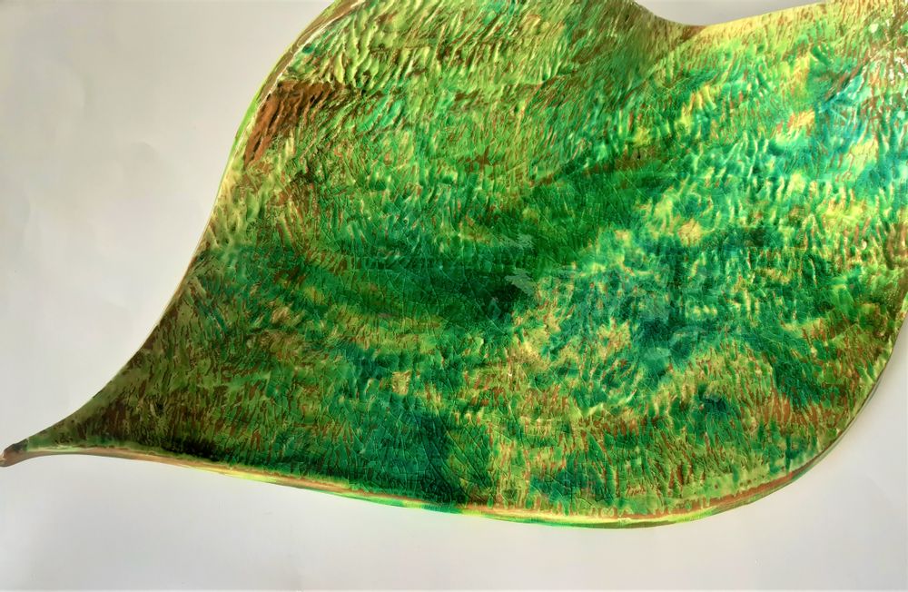 Ceramic - Decorative ceramic leaves - MARSIA STUDIO CERAMICHE DI MARIELLA SIANO