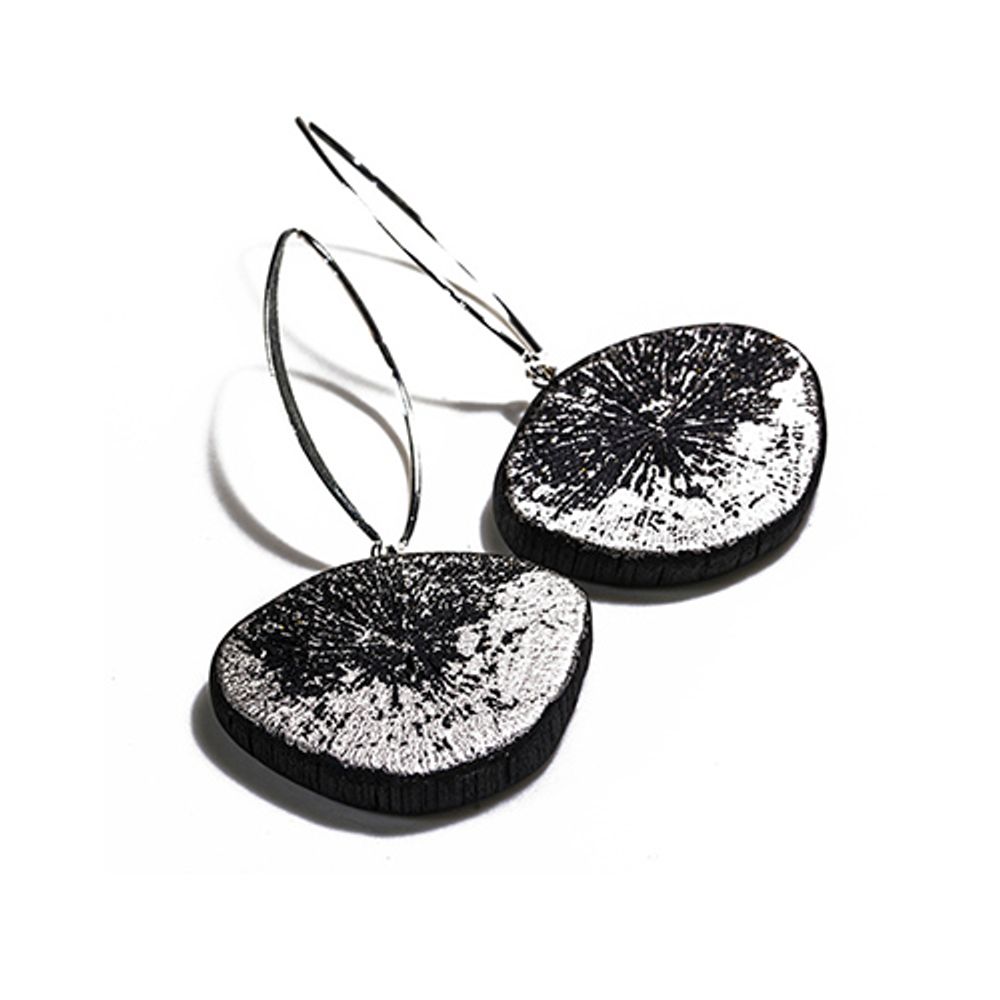 Jewelry - PALLA-FULI earrings - CHARCOAL ESKIMEÏT