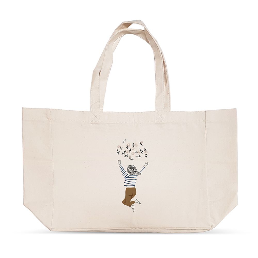 Sacs et cabas - Sac shopping en coton naturel - LABEL'TOUR