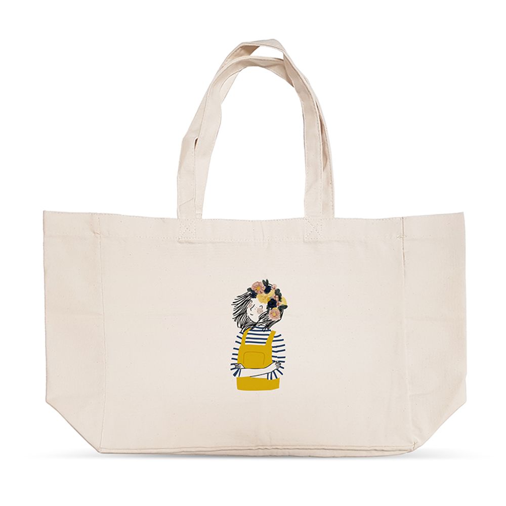 Sacs et cabas - Sac shopping en coton naturel - LABEL'TOUR