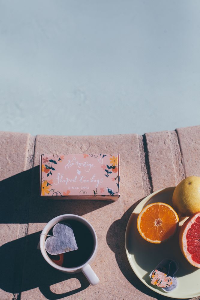 Café et thé - Sachet Thé en forme de Coeur (par 5) - TEA HERITAGE