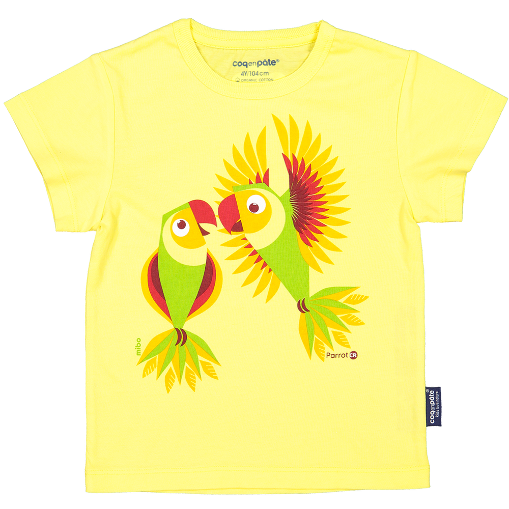 Vêtements enfants - T shirt manches courtes imprimé recto verso Toucan - COQ EN PATE