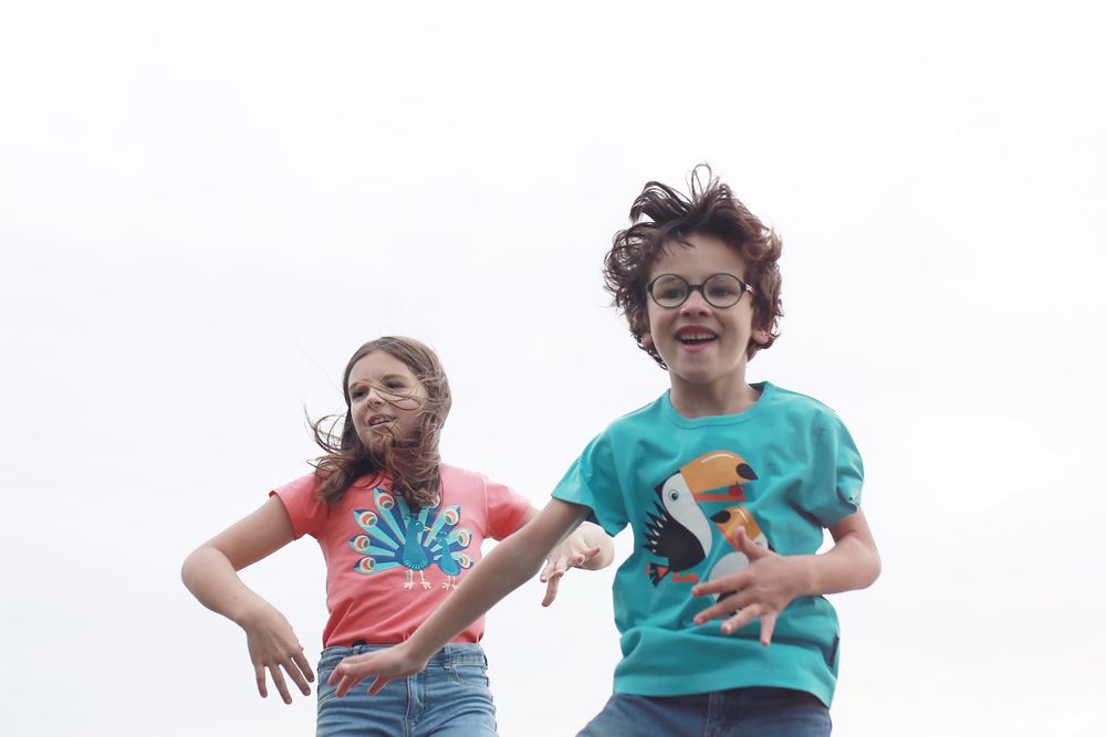 Vêtements enfants - T shirt manches courtes imprimé recto verso Toucan - COQ EN PATE