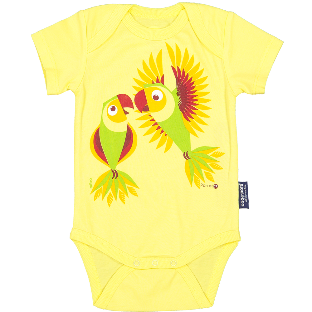 Accessoires pour puériculture - Body manches courtes Flamant Rose - COQ EN PATE