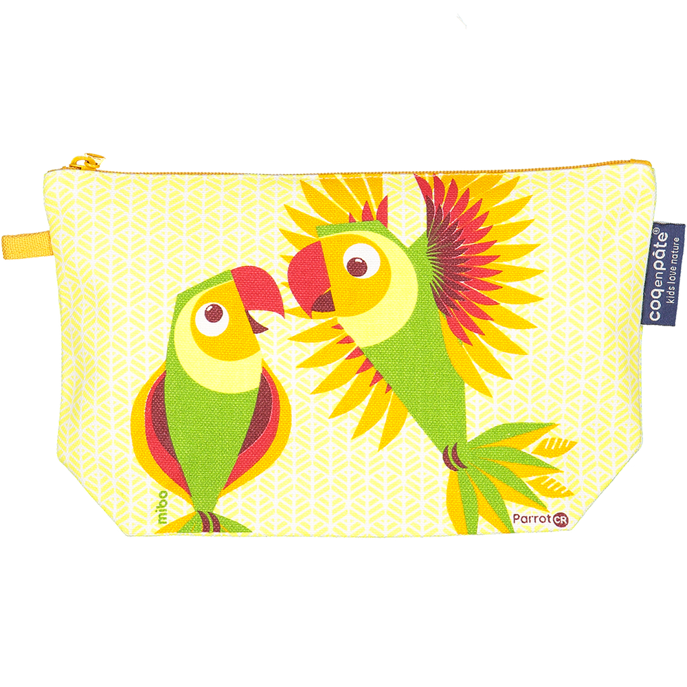 Petite maroquinerie - Trousse Flamant Rose - COQ EN PATE