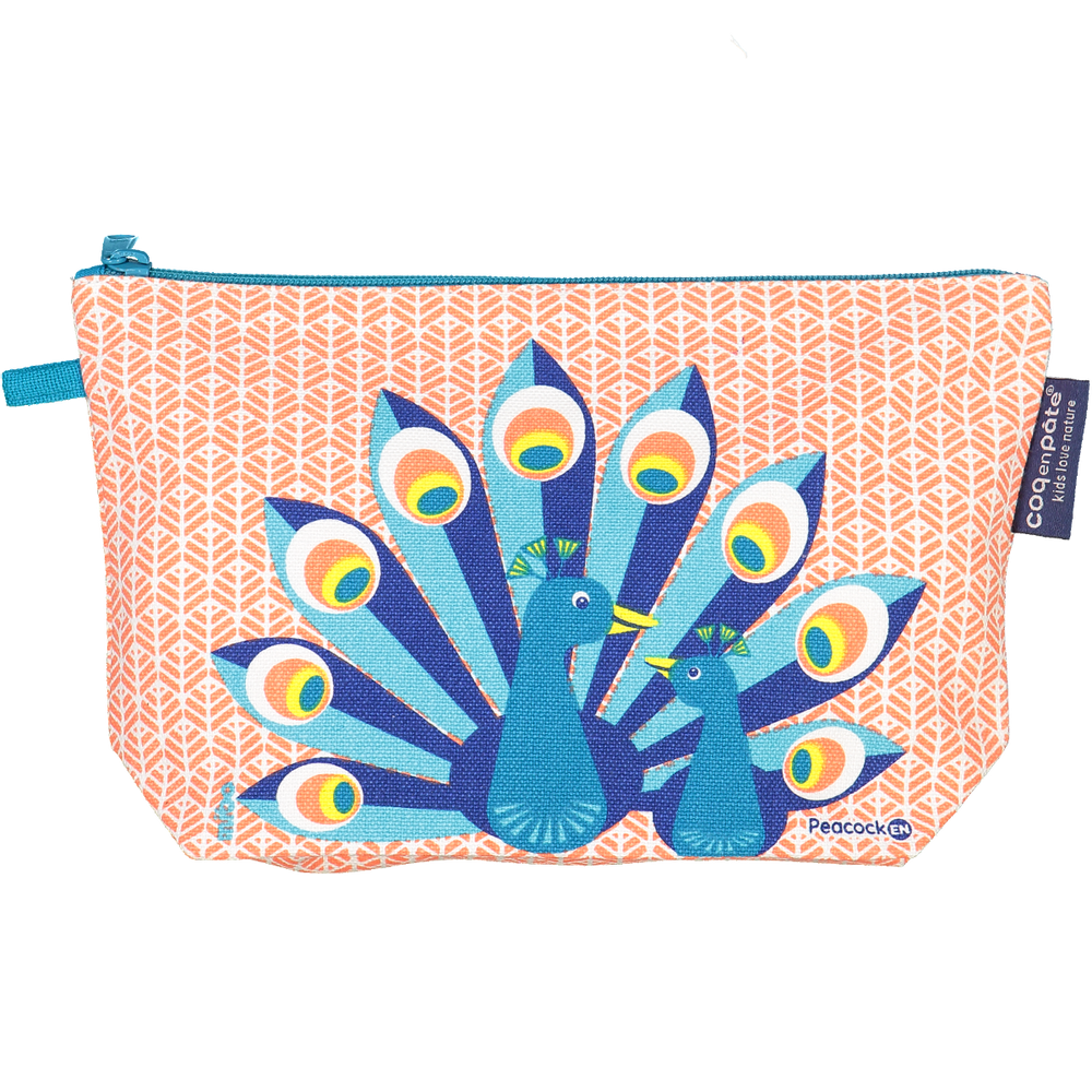 Petite maroquinerie - Trousse Flamant Rose - COQ EN PATE