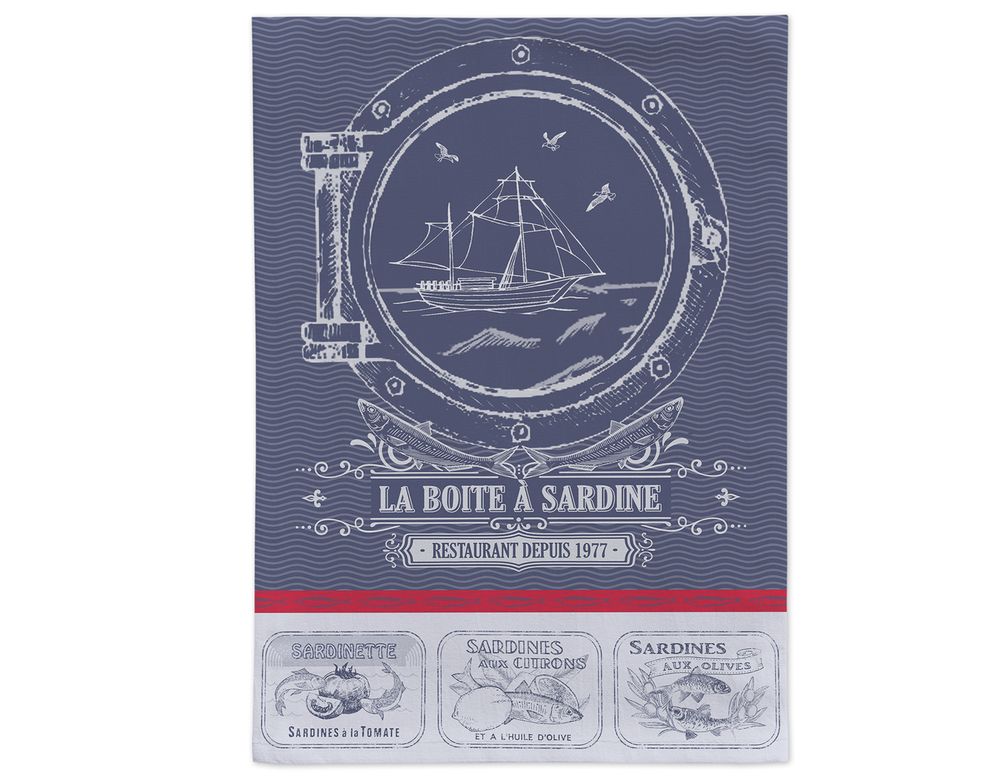 Linge de table textile - Torchon jacquard - AUTREFOIS DÉCORATION