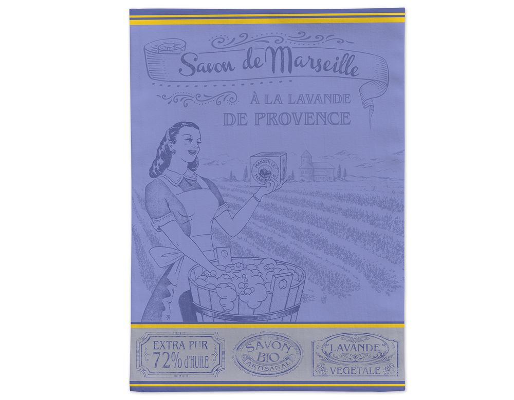 Torchons textile - Savon de Marseille / Torchon Jacquard - AUTREFOIS DÉCORATION