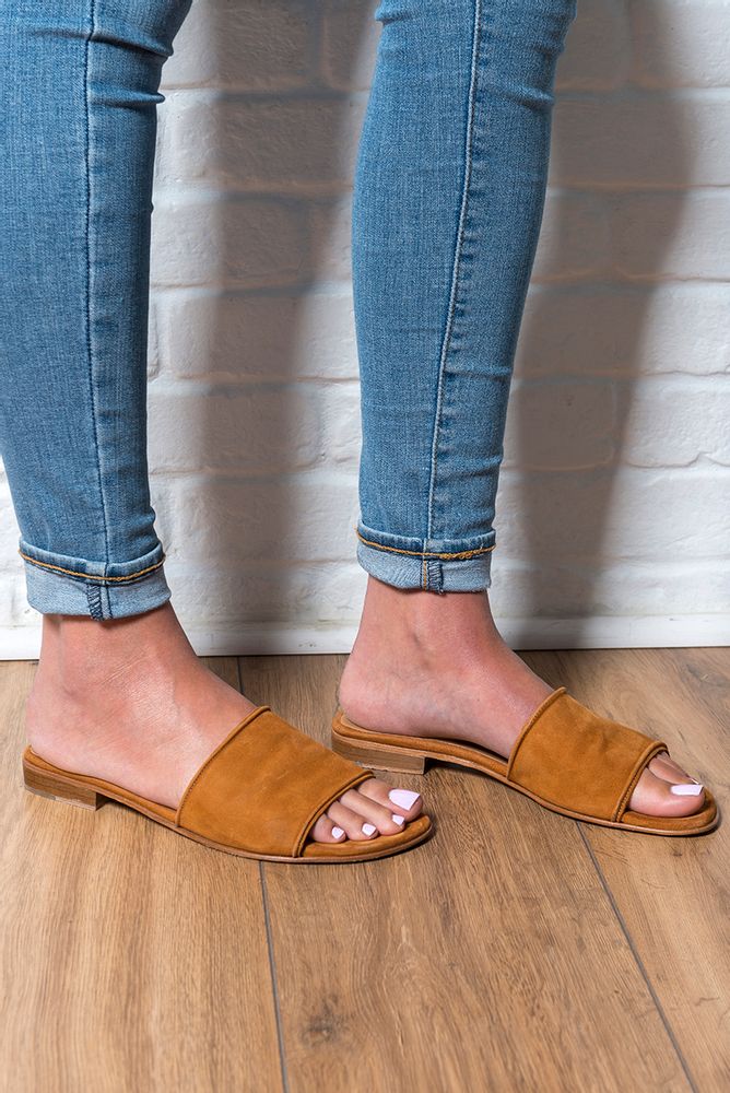 Chaussures - MULES DAIM - TRAVAUX EN COURS...