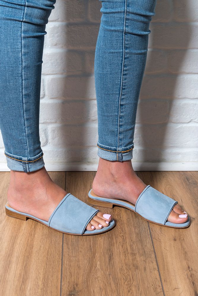 Chaussures - MULES DAIM - TRAVAUX EN COURS...