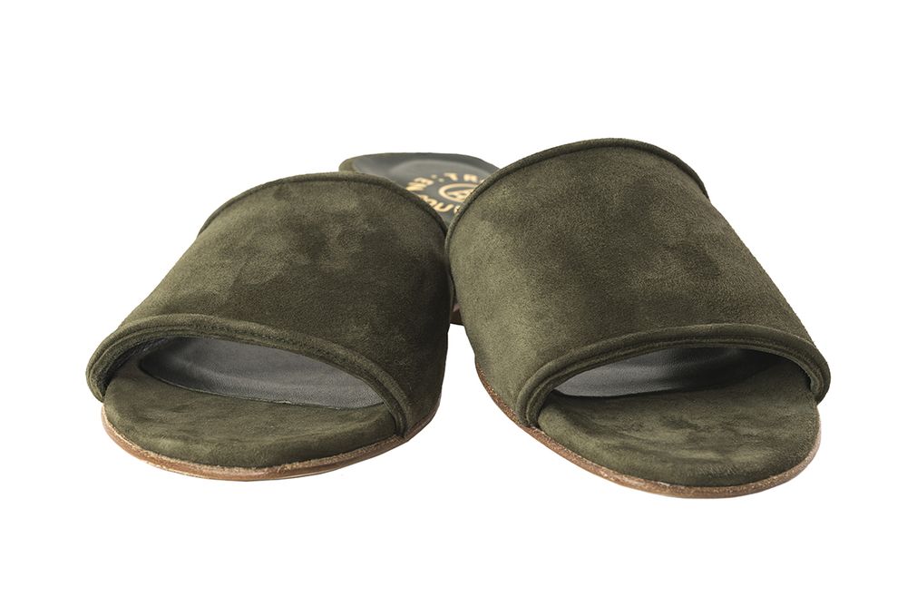 Chaussures - MULES DAIM - TRAVAUX EN COURS...