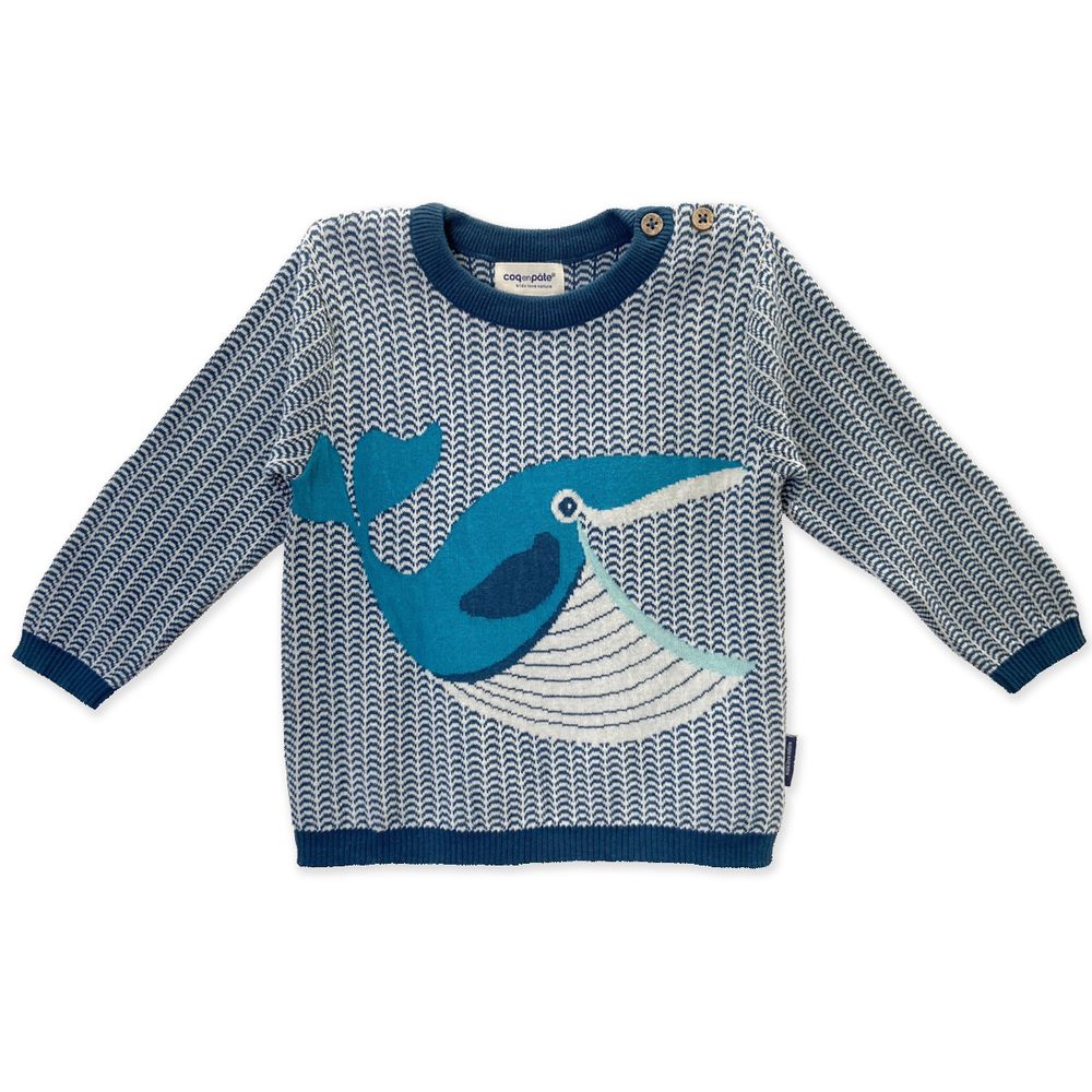 Apparel - Whale Knit Sweater - COQ EN PATE