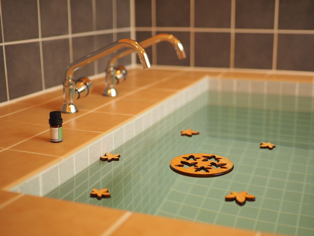Bathroom equipment - wooden Aroma bath Autumn Leaves-Momiji- - JYUHACHINICHI -18TH-