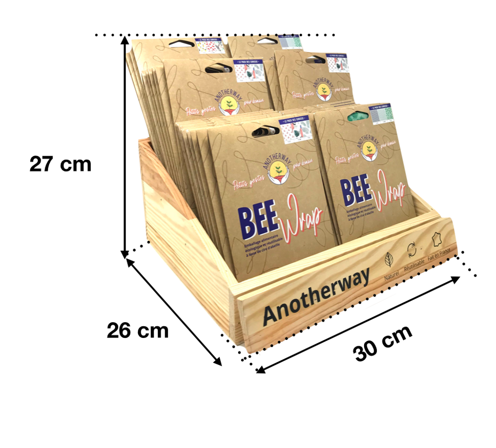 Plats et saladiers - Bee Wrap Tropical - Emballage alimentaire à base de cire d'abeille - ANOTHERWAY