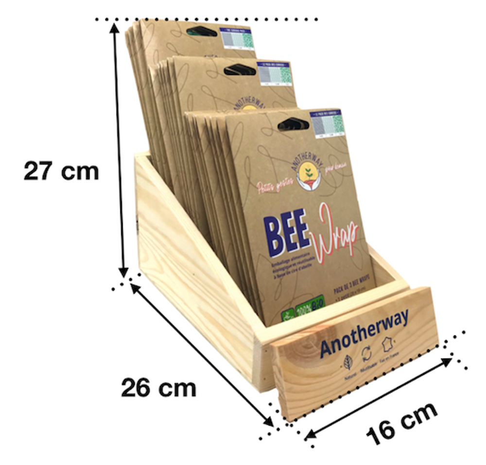 Plats et saladiers - Bee Wrap Tropical - Emballage alimentaire à base de cire d'abeille - ANOTHERWAY