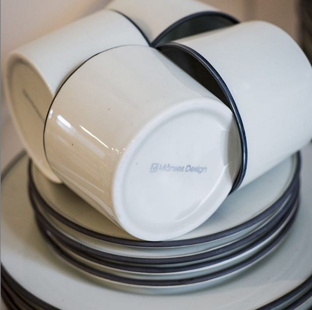 Mugs - Coffee Cup with saucer - MANSES DESIGN