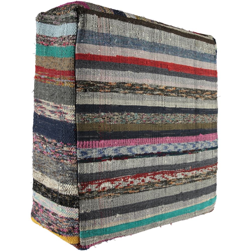 Comforters and pillows - DECORATIVE ANATOLIAN KILIM CUSHION POOF SEAT FLOOR CUSHION - LALAY