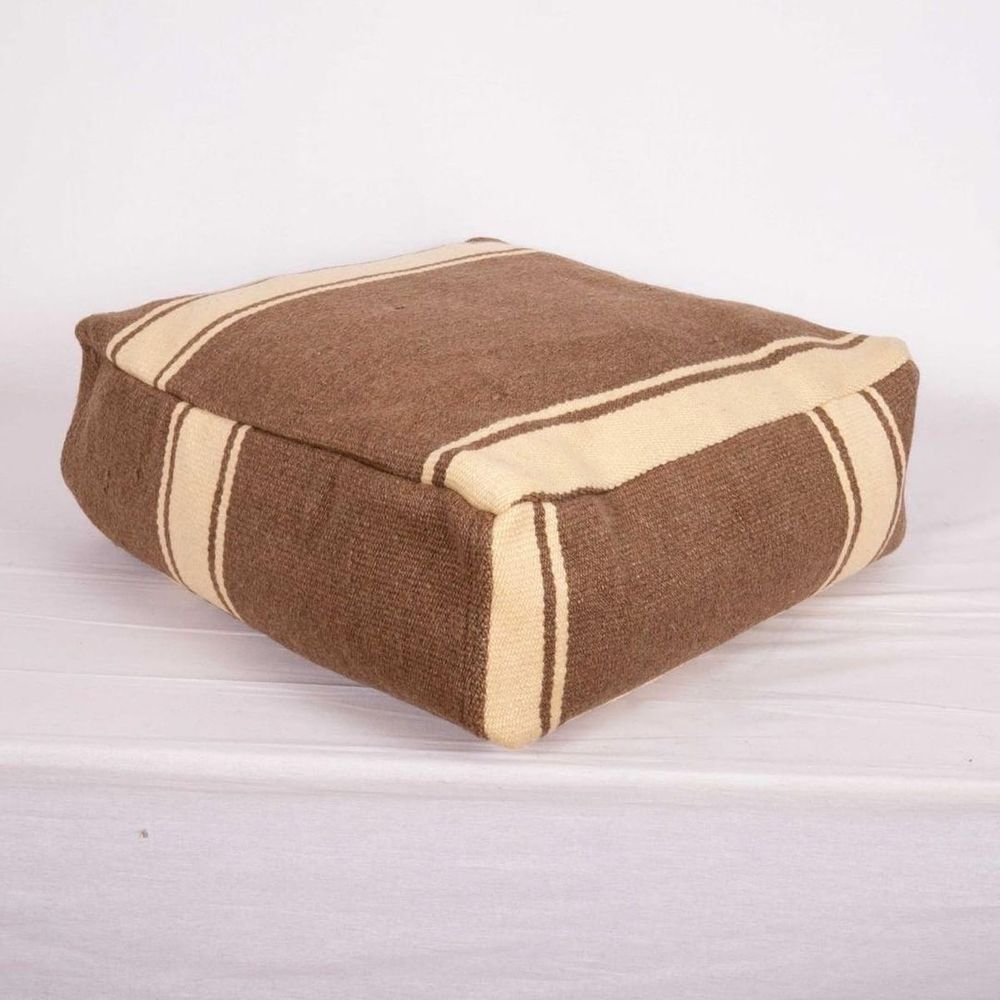 Comforters and pillows - DECORATIVE ANATOLIAN KILIM CUSHION POOF SEAT FLOOR CUSHION - LALAY