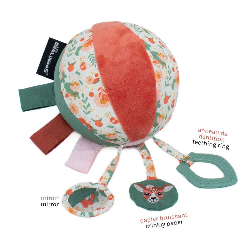 Soft toy - ACTIVITY BALL MELIMELOS LA BICHE - DEGLINGOS