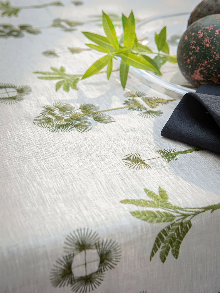 Table linen - Barbados - Linen Tablecloth - ALEXANDRE TURPAULT