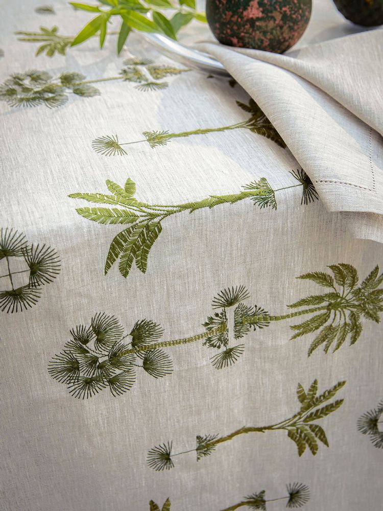 Table linen - Barbados - Linen Tablecloth - ALEXANDRE TURPAULT