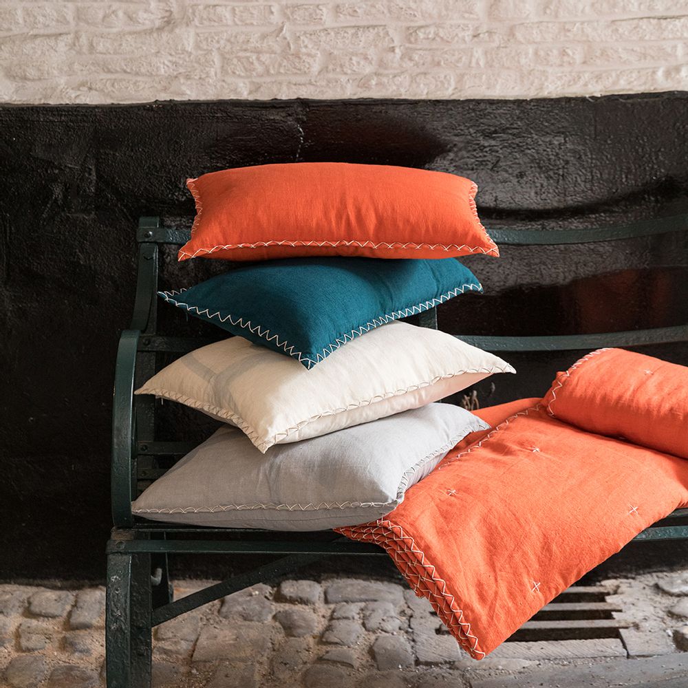Fabric cushions - NALA cushions - MAISON VIVARAISE – SDE VIVARAISE WINKLER