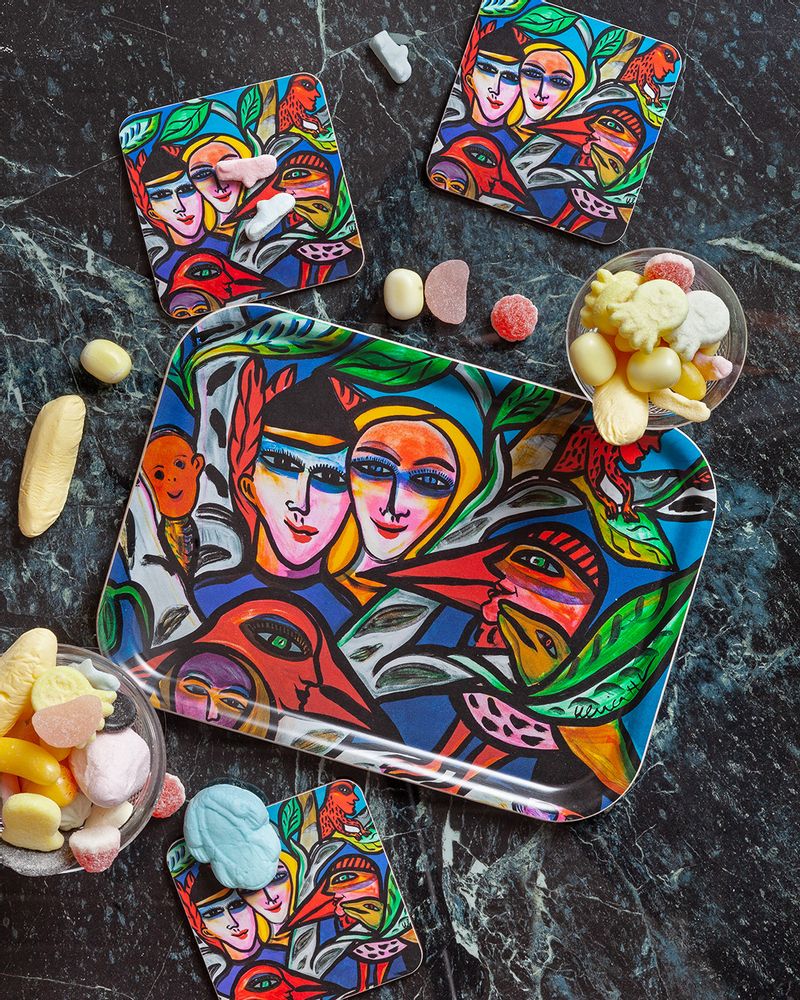 Table mat - Romance - Trays - Tablemat - Placemat - coaster - Apron - Serving trays - JAMIDA OF SWEDEN