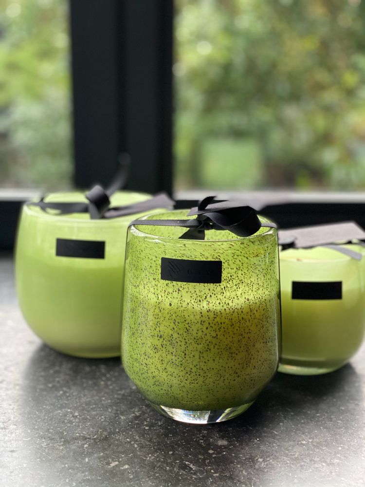 Home fragrances - Green Glass Collection - OSCAR LUXURY CANDLES