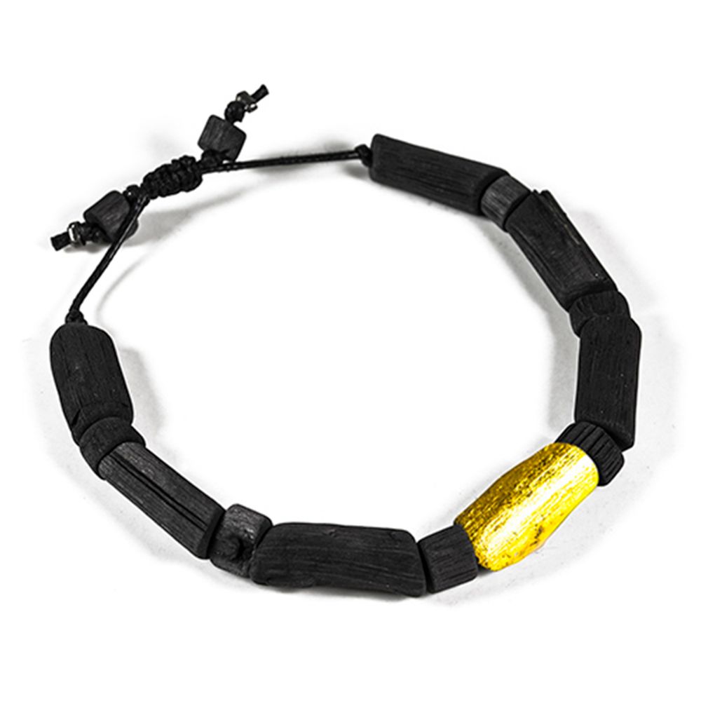 Jewelry - YAYOI Bracelet, YAYOI/PALLA, YAYOI-KIN - CHARCOAL ESKIMEÏT