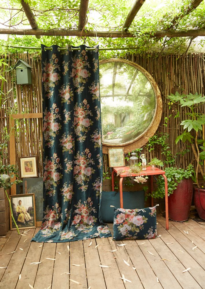 Fabric cushions - BANGALORE Cushion 40x55 cm - EN FIL D'INDIENNE...