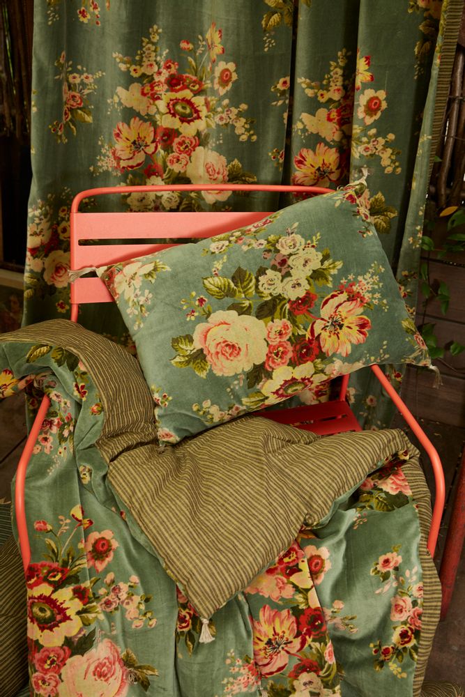 Fabric cushions - BANGALORE Cushion 40x55 cm - EN FIL D'INDIENNE...