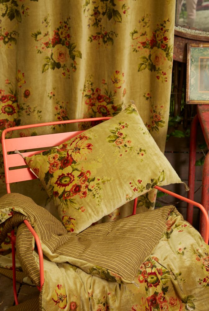 Fabric cushions - BANGALORE Cushion 40x55 cm - EN FIL D'INDIENNE...