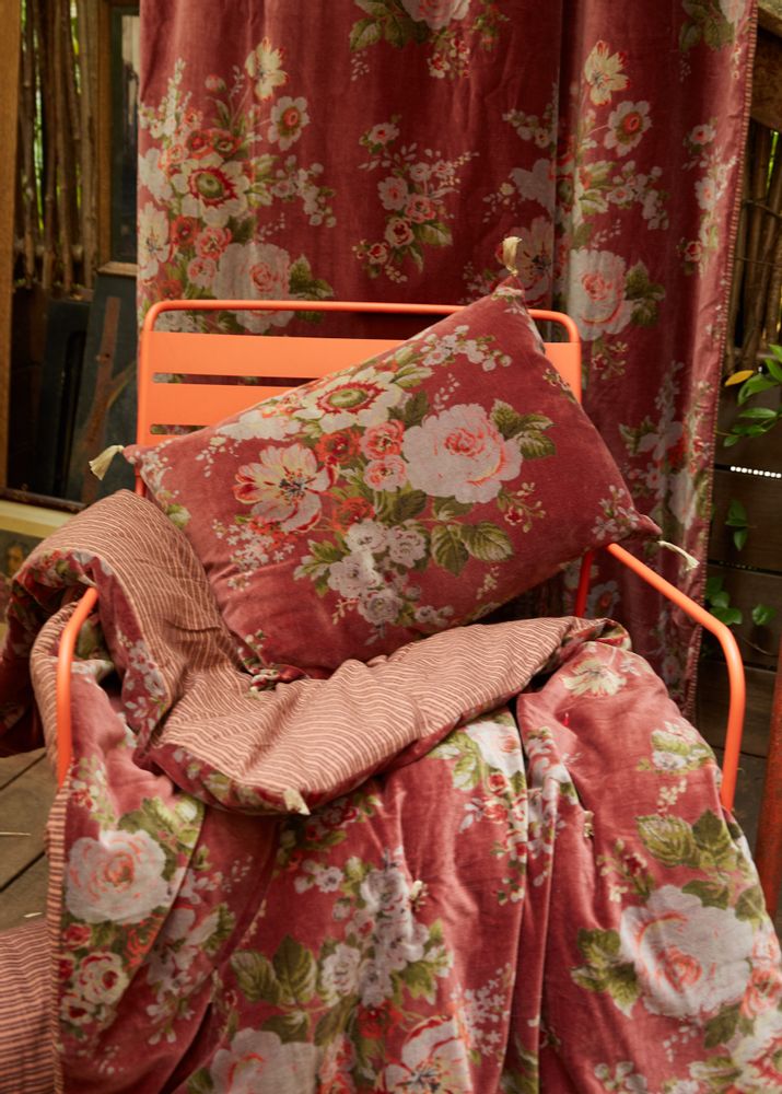 Fabric cushions - BANGALORE Cushion 40x55 cm - EN FIL D'INDIENNE...