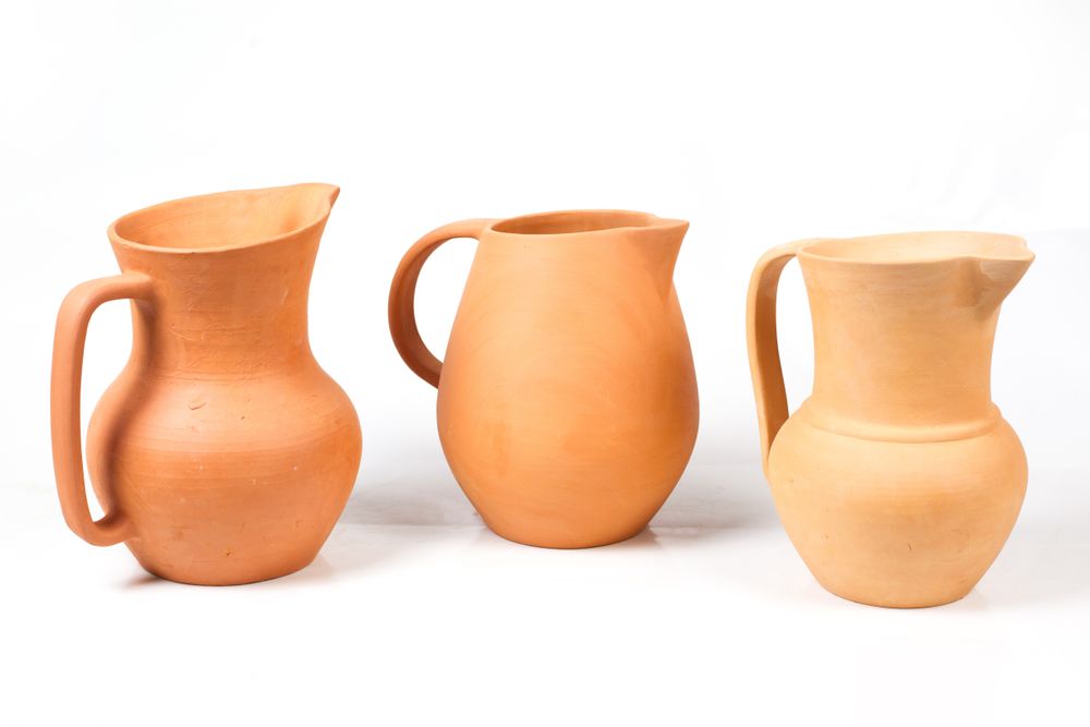 Vases - Ceramic handmade ceramic pitchers (carafes, jugs) - POTERIE SERGHINI