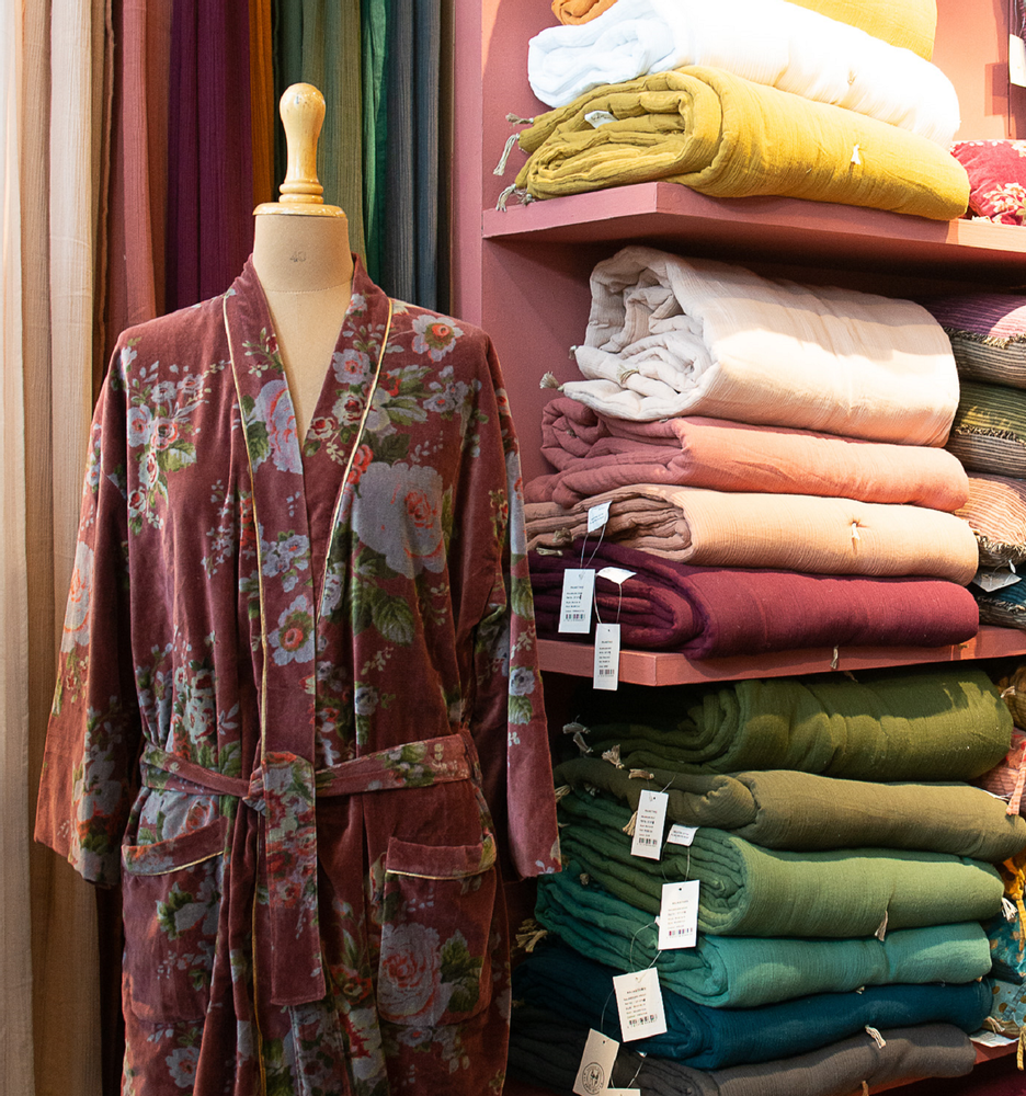 Homewear - BANGALORE Pyjamas Velours - EN FIL D'INDIENNE...