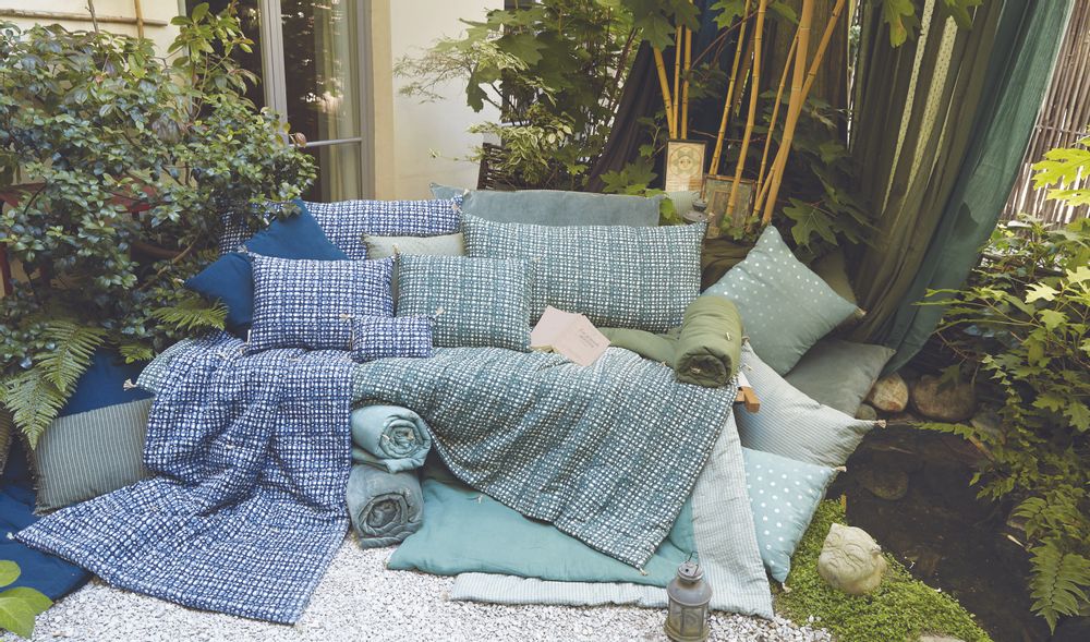 Bed linens - NAMASTE Quilt 180x240 cm - EN FIL D'INDIENNE...