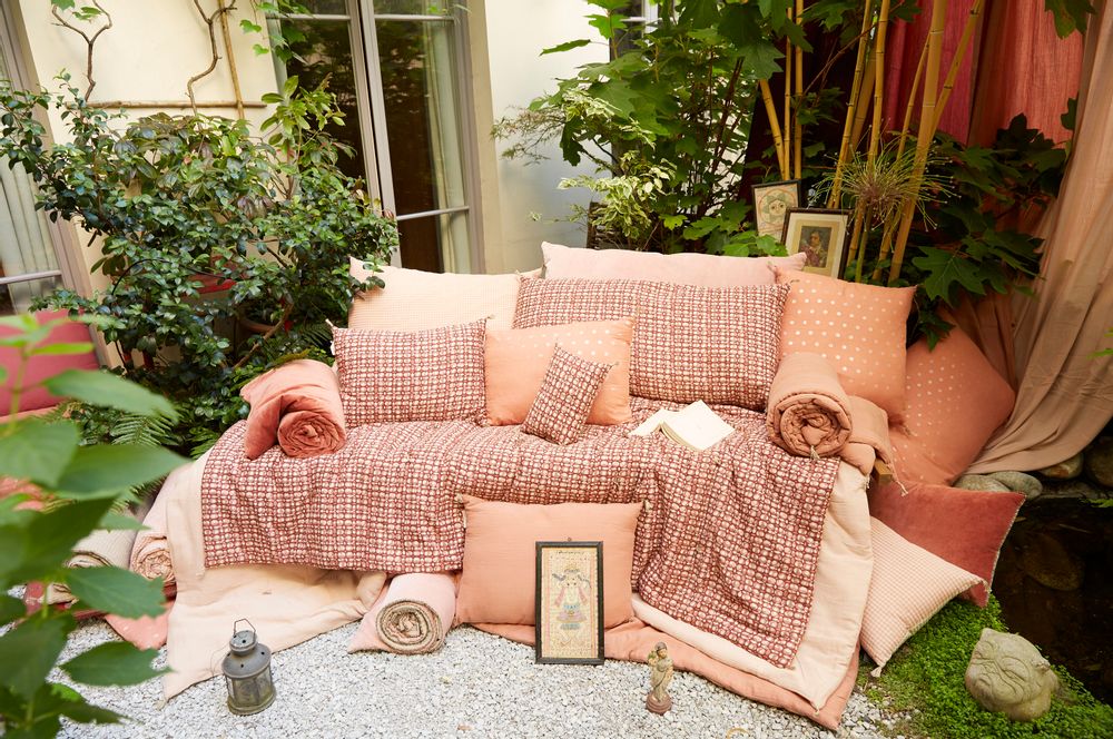 Bed linens - NAMASTE Quilt 180x240 cm - EN FIL D'INDIENNE...