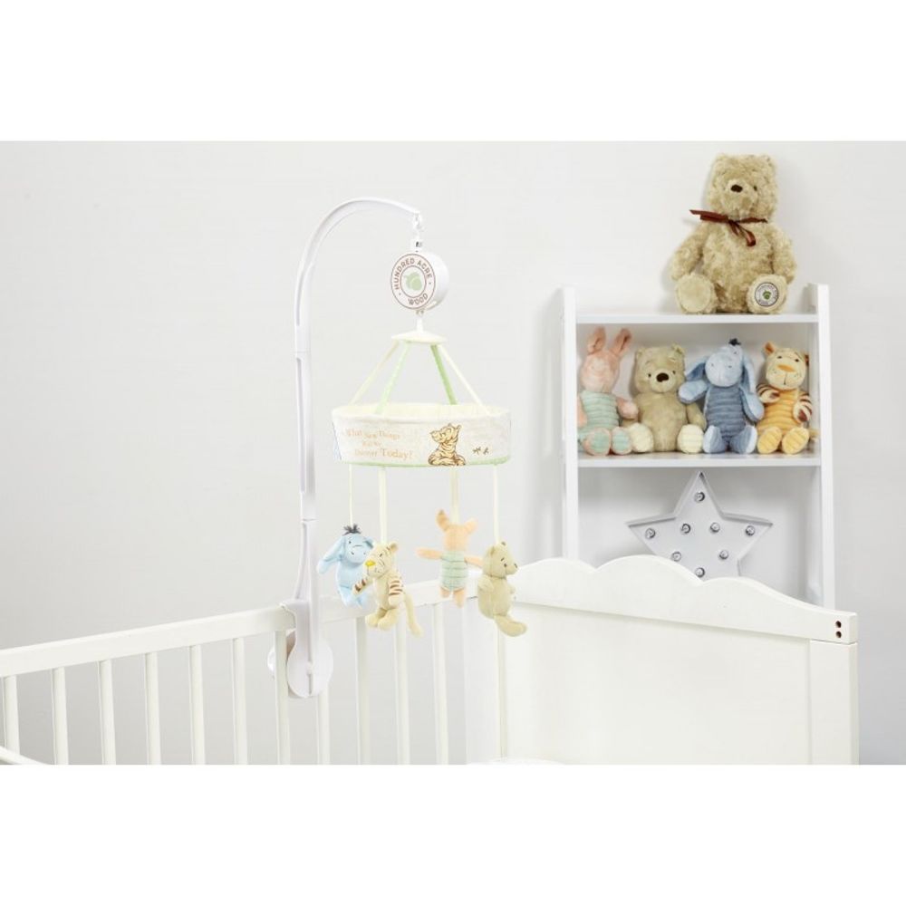 Gifts - Musical mobile Winnie & cie The Forest of Blue Dreams - PETIT POUCE FACTORY
