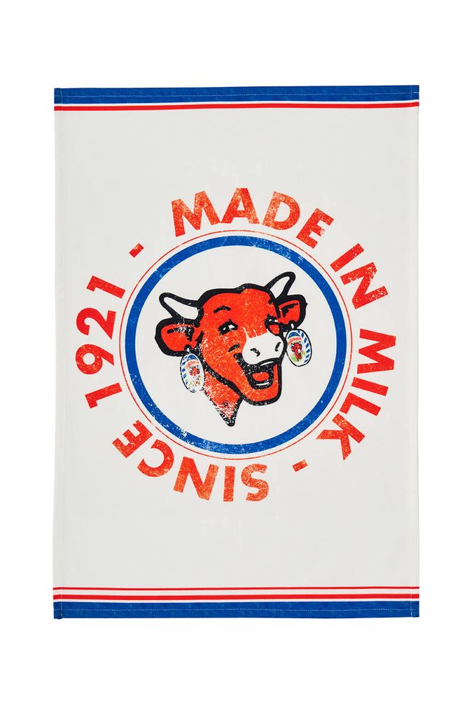 Linge d'office - La Vache qui Rit - 100 Ans / Torchon imprimé - COUCKE