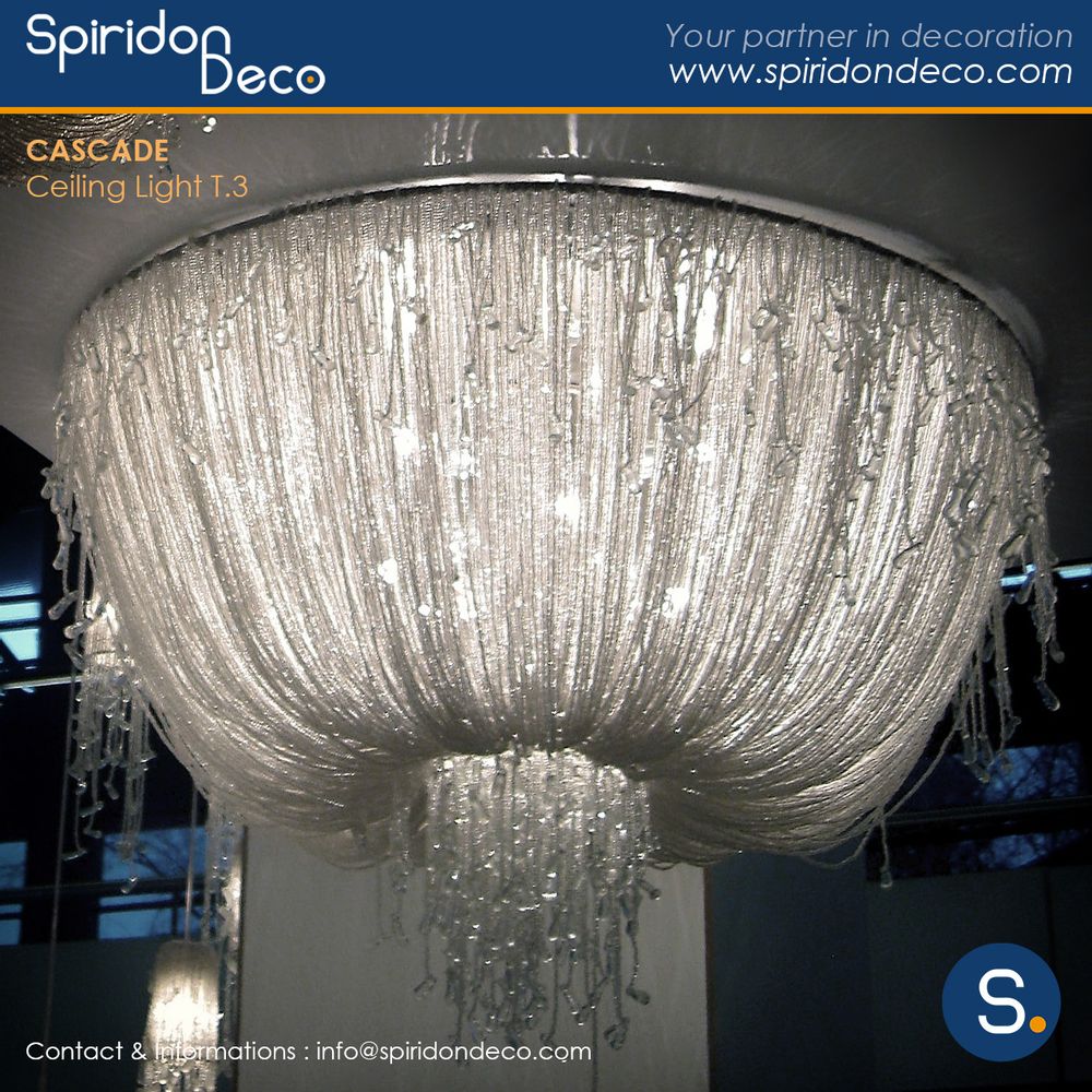 Ceiling lights - Ceiling-light CASCADE - SPIRIDON DECO