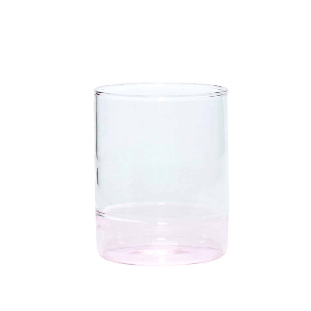 Tea and coffee accessories - Drinking glass, clear/amber/pink/green/yellow - HÜBSCH