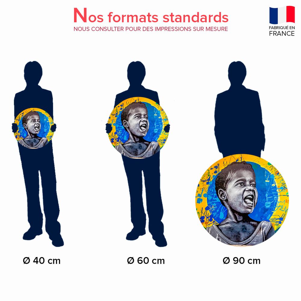 Photos d'art - Tirages d'art ronds sur support rigide  - PIXOPOLITAN