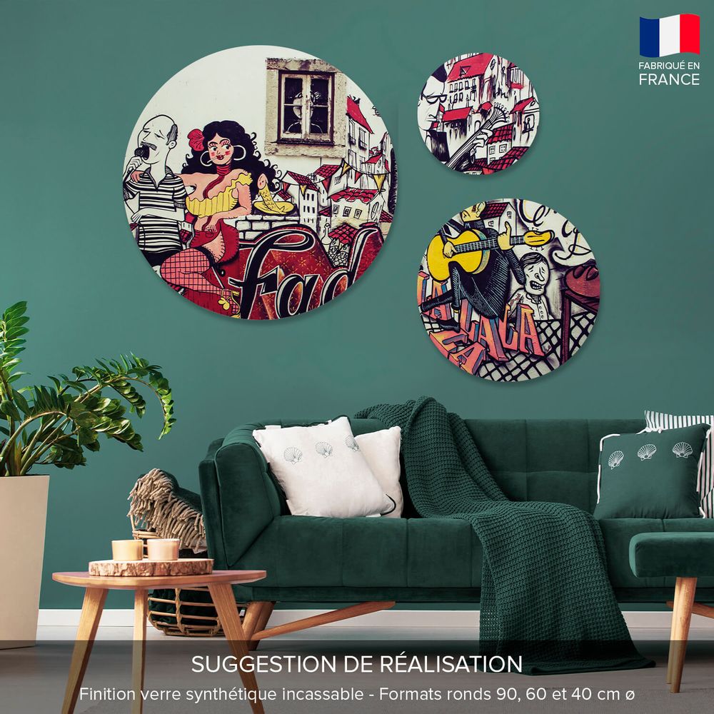 Photos d'art - Tirages d'art ronds sur support rigide  - PIXOPOLITAN