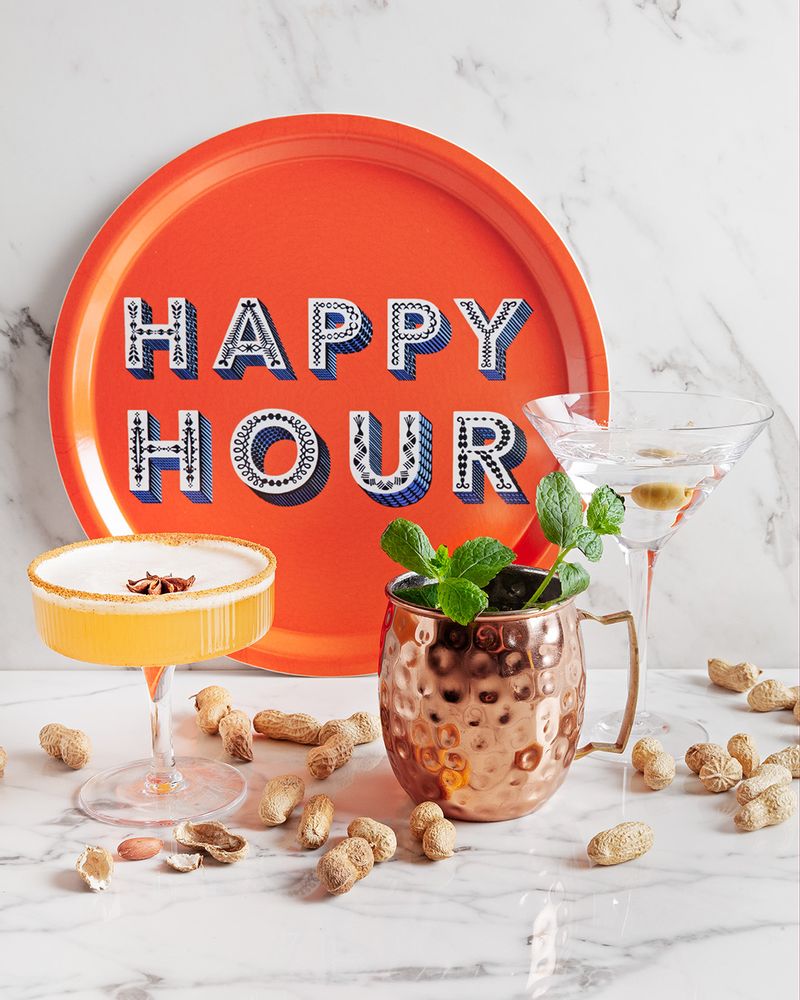 Plateaux - Happy Hour - Collection Word - Plateaux - Sous-verre - Plateau de service - JAMIDA OF SWEDEN