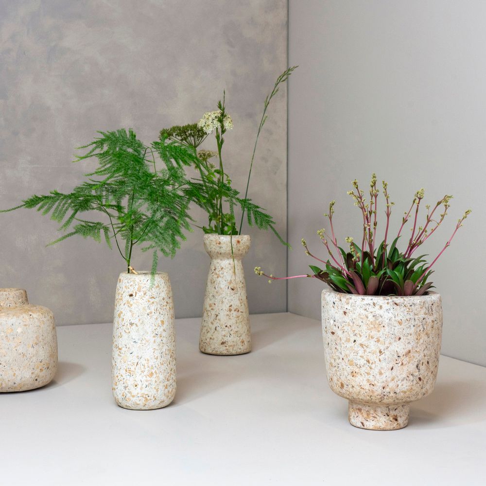 Vases - Wood pulp vases, hanging planters and flowerpots - KINTA